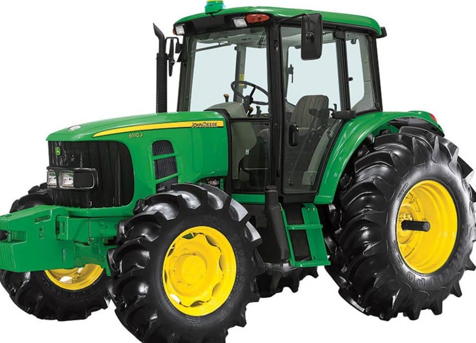 tractor verde